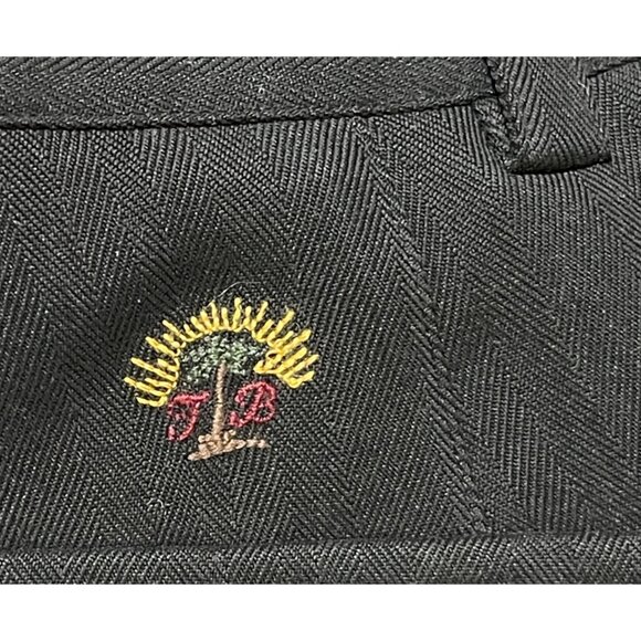 New Tommy Bahama Women's Shorts Silk Black Size 6 Pleated 6" Inseam - Picture 3 of 5